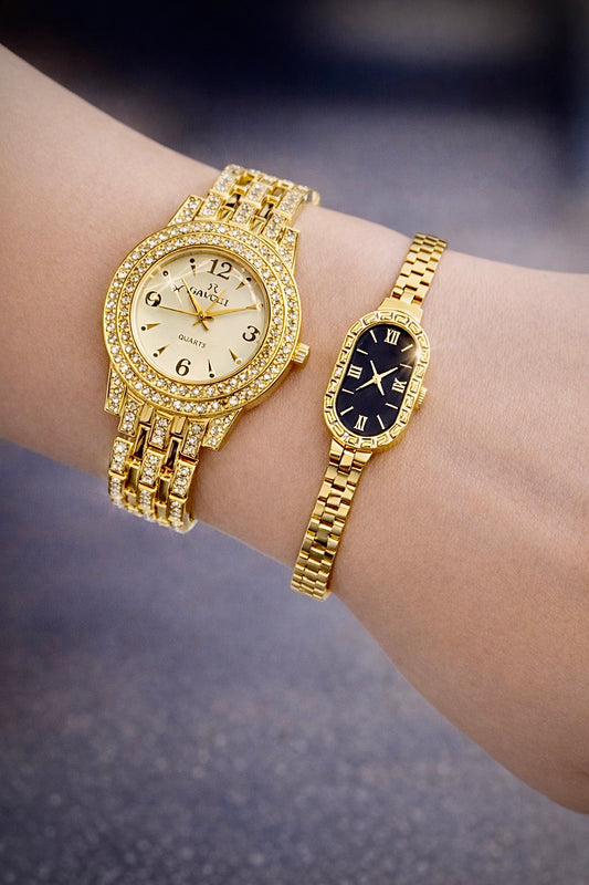 Elegant Women’s Watch with Free Bracelet✨💎– Free Home Delivery 🚚 | COD |