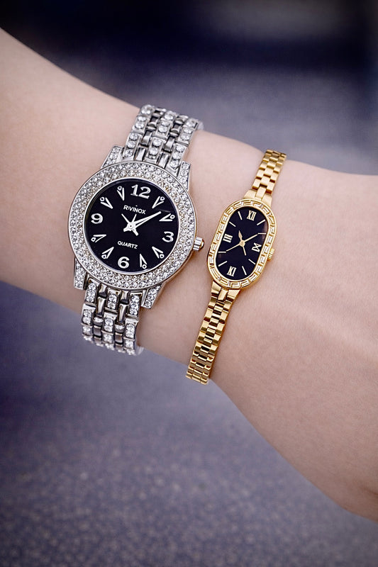 Elegant Women’s Watch with Free Bracelet✨💎– Free Home Delivery 🚚 | COD |